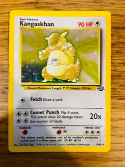NEAR MINT! Kangaskhan (5/64) Holo Jungle Set Pokemon Card! FAST & FREE P&P! - Image 1