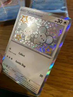NM! Tandemaus (209/091) Paldean Fates Baby Shiny Rare Pokemon Card! FREE P&P! - Image 4