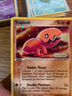 NEAR MINT! Trapinch (67/92) Stamped Reverse Holo EX Legend Maker Pokemon Card! - Image 3