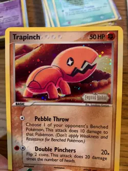 NEAR MINT! Trapinch (67/92) Stamped Reverse Holo EX Legend Maker Pokemon Card! - Image 4