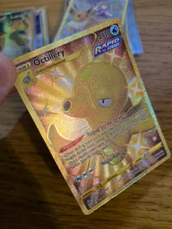 NEAR MINT! Octillery (178/163 Battle Styles Secret Rare Gold Pokemon Card! - Image 3