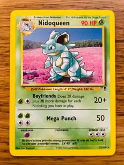 Nidoqueen (32/110) Rare Legendary Collection Pokemon Card! FAST P&P! - Image 2