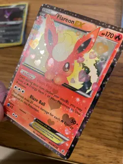 NM! Flareon (RC6/RC32) XY Generations Full Art Radiant Collection Pokemon Card! - Image 4