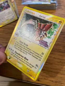 NM! Kabutops (9/110) EX Holon Phantoms Stamped Reverse Holo Delta Pokemon Card! - Image 4