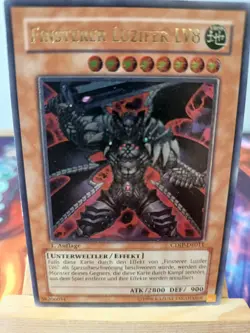 Finsterer Luzifer LV8 CDIP-DE011 1 Edition 1st Ultimate Rare Deutsch EX YUGIOH - Image 1