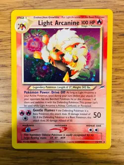 Light Arcanine (12/105) Holo Neo Destiny Set Pokemon Card! FREE P&P! - Image 2