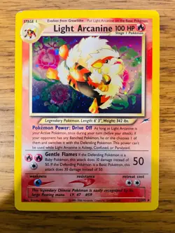 EXCELLENT! Light Arcanine (12/105) Holo Neo Destiny Set Pokemon Card! FREE P&P! - Image 1
