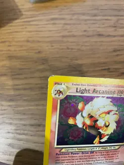 EXCELLENT! Light Arcanine (12/105) Holo Neo Destiny Set Pokemon Card! FREE P&P! - Image 3