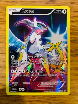 NM! Arceus (XY116) Full Art Black Star Promo Pokemon Card! FREE P&P! - Image 1