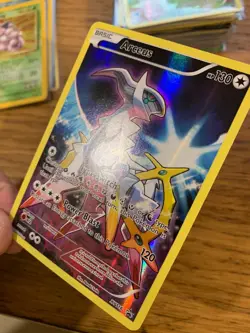NM! Arceus (XY116) Full Art Black Star Promo Pokemon Card! FREE P&P! - Image 4