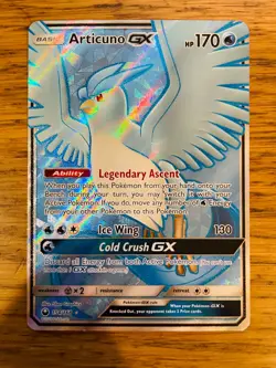 MINT! Articuno GX (154/168) Celestial Storm Full Art Ultra Rare Pokemon Card! - Image 1