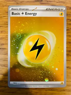 NEAR MINT! Lightning Energy SVE 004 S&V 151 Cosmos Holo Pokemon Card! - Image 1