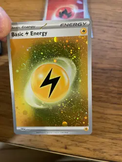 NEAR MINT! Lightning Energy SVE 004 S&V 151 Cosmos Holo Pokemon Card! - Image 4