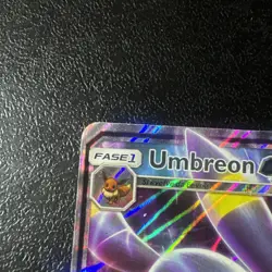 Pokemon Card Umbreon GX 80/149 Sun & Moon Base Set Ultra Rare Holo Ita Played - Image 3