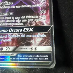 Pokemon Card Umbreon GX 80/149 Sun & Moon Base Set Ultra Rare Holo Ita Played - Image 5