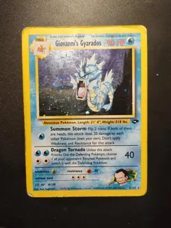 Giovanni's Gyarados Set Gym Challenge 5/132 holo card pokemon rara ENG - Image 1