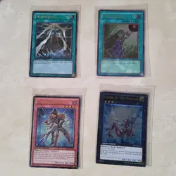 4 Yu-Gi-Oh Ultimate Rare Cards Lot - Image 1