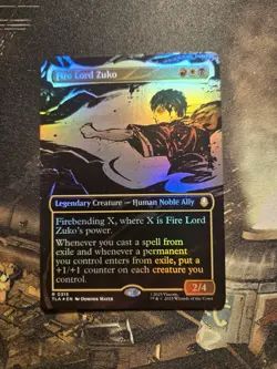 Fire Lord Zuko (Borderless FOIL) UB: Avatar: the Last Airbender - Image 1