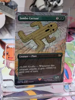 MTG Final Fantasy - Jumbo Cactuar - Borderless Rare - 0343 NM non-foil - Image 2
