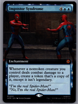 MTG Impostor Syndrome #0251 Extended Art Mythic Marvel’s Spider-Man (SPM) - Image 1