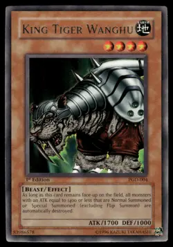 YuGiOh Pharaonic Guardian King Tiger Wanghu #PGD-004 NM - Exact Card Shown - Image 1
