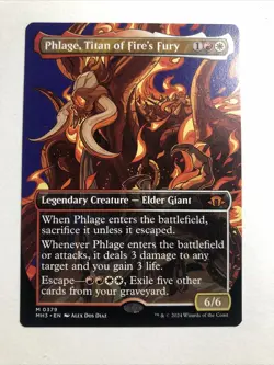 Phlage, Titan of Fire’s Fury - (Borderless) Modern Horizons 3 NM (Pack Fresh)MTG - Image 1