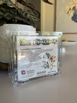 Pokemon XY Evolutions Booster Box - Brand New Sealed - Acrylic Case Included - Image 2