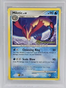 2009 Pokemon Platinum Supreme Victors Milotic Prerelease #70 - PSA 9 MINT SV - Image 2