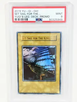 2015 Yu-Gi-Oh Glory of the King's Hand Promo Deck Holo PSA 9 Mint - Image 1