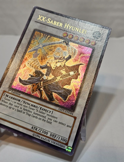 XX-Saber Hyunlei ABPF-EN044 Ultra Rare 1st Edition Yugioh 7964 - Image 3