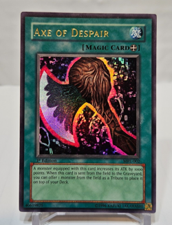 Axe of Despair MRL-002 Ultra Rare 1st Edition Yugioh 7994 - Image 1