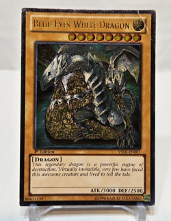 ULTIMATE Rare Blue-Eyes White Dragon YSKR-EN001 1st Edition Yugioh 114 - Image 1