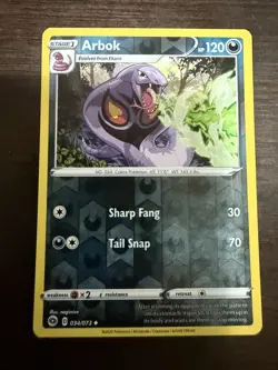 Arbok 34/73 Reverse Holo | Champion's Path | Pokemon Card - Image 1