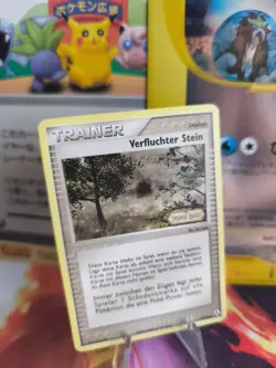 Pokemon Karte Card Verfluchter Stein Ex Legend Maker Reverse Stamp Holo Exc+ - Image 1