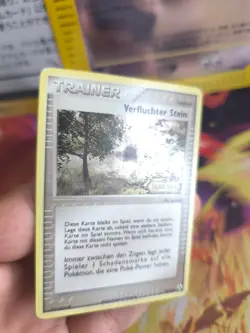 Pokemon Karte Card Verfluchter Stein Ex Legend Maker Reverse Stamp Holo Exc+ - Image 2