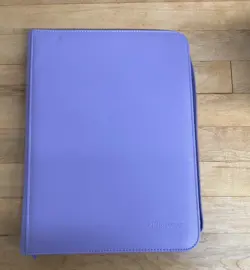 Ultra PRO Vivid 9 Pocket Zippered Binder Pokemon Yugioh 360 Cards Holder Storage - Image 1