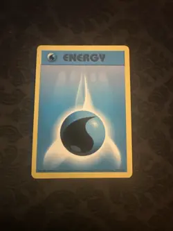 Water Energy 102/102 Shadowless Base Set Pokemon Card D7 - Image 1