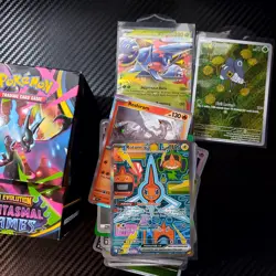 Pokemon TCG Phantasmal Flames booster Bundle -Rotom ex - SIR - 126/094 EX cards - Image 1