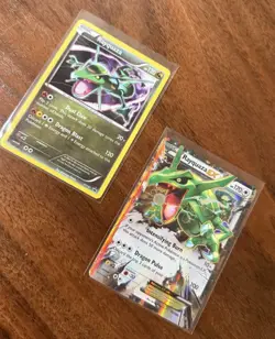 Pokemon TCG Rayquaza EX Ultra Rare Card 75/108 XY: Roaring Skies + XY141 PROMO - Image 2