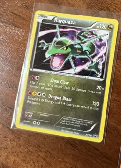 Pokemon TCG Rayquaza EX Ultra Rare Card 75/108 XY: Roaring Skies + XY141 PROMO - Image 4