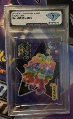 Rainbow Mario Super Mario Galaxy Clear Card 2007 Very Rare japanese - Image 1