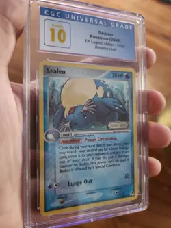 (POP 3) CGC 10 Sealeo Legend Maker 43/92 Reverse Holo Stamped Pokemon Card PSA - Image 1