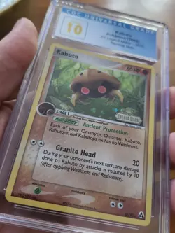 (POP 3) CGC 10 Kabuto 36/92 EX Legend Maker Reverse Holo STAMPED Pokemon Card - Image 2