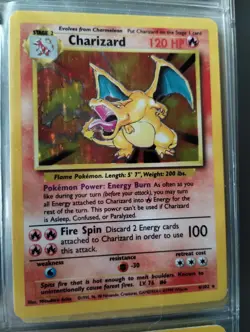 Charizard Pokemon TCG Base Set Holo Rare Card 4/102 Great Condition See Photos - Image 1