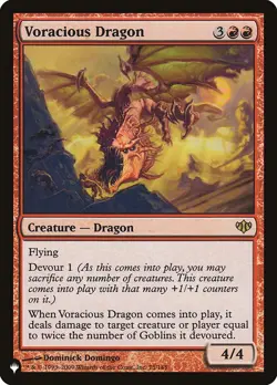 1x Voracious Dragon - The List NM-Mint, English Mystery Booster / The List MTG M - Image 1