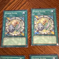 Yu-Gi-Oh Power Filter TDGS-EN058 - Super Rare VLP/NM - Image 2