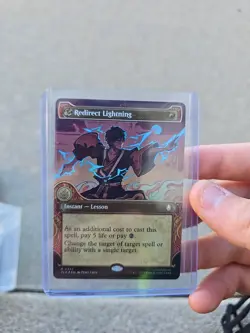 Redirect Lightning Borderless Foil Near Mint Mtg Avatar - Image 1