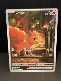Pokemon TCG Vulpix 138/132 Mega Evolution Full Art Secret Rare. PSA 10 contender - Image 1