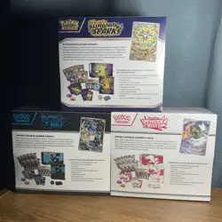 Pokemon TCG Black Bolt / White Flare/ Surging Sparks ETB 3-Box Sealed ✅✅ - Image 4