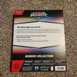 Pokemon TCG Scarlet & Violet Prismatic Evolutions Binder Collection Sealed. - Image 2